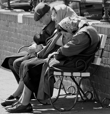 oldies at the beach