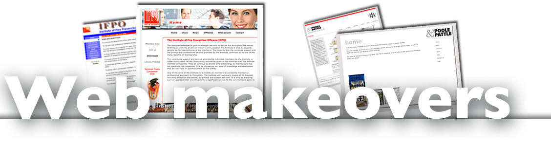 website make over from web site designers electric ink ipswich suffolk