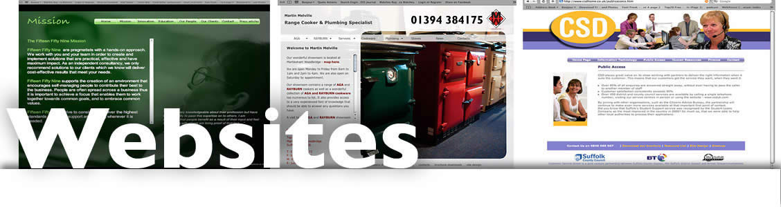 websites from web site designers electric ink ipswich suffolk