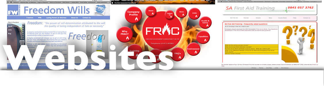 websites from web site designers electric ink ipswich suffolk