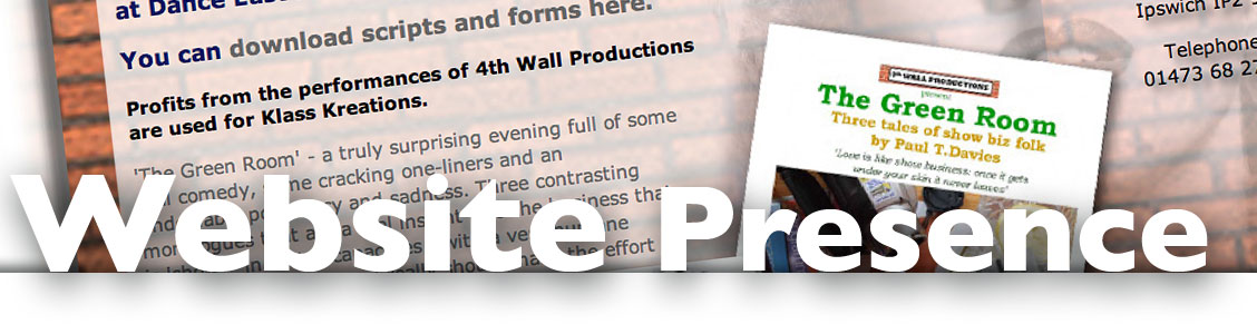 website presence from web site designers electric ink ipswich suffolk